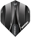 Winmau - Prism Alpha Dart Flights - Black/Grey