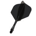 Winmau Fusion #2 Integrated Flight & Shaft - Black
