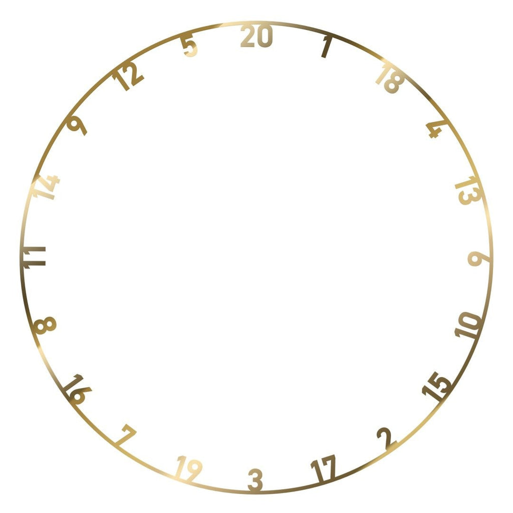 Bull's Metal Number Ring – Individual Number