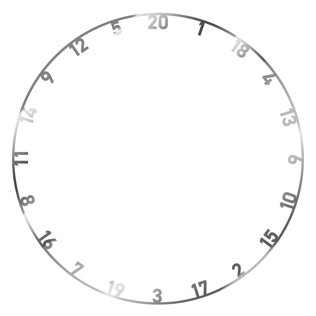 Bull's Metal Number Ring Set (3 Rings per set)