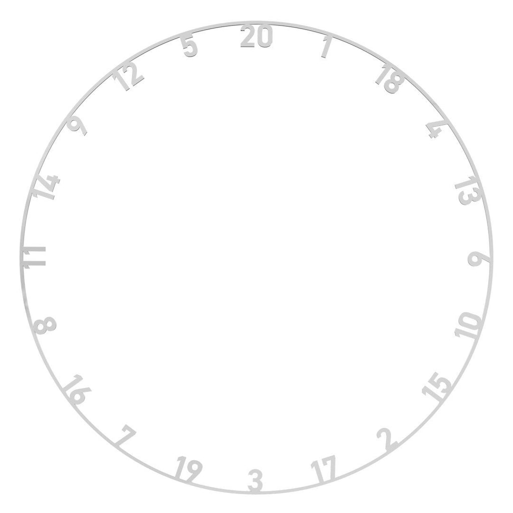 Bull's Metal Number Ring Set (3 Rings per set)