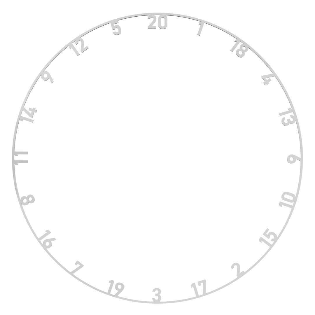 Bull's Metal Number Ring Set (3 Rings per set)