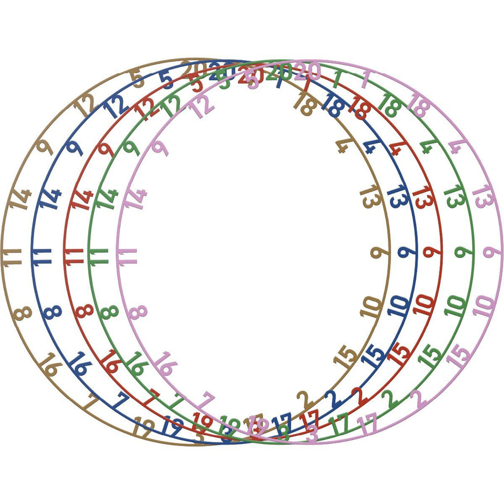 Bull's Colourful Matt Number Ring – Individual Number