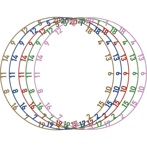 Bull's Colourful Matt Number Ring – Individual Number