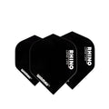 Winmau Rhino Extra Thick Dart Flights Solid Black