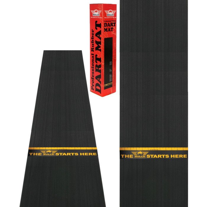 Bull's Rubber Dartmat + Throwline Sticker | 300x60 cm