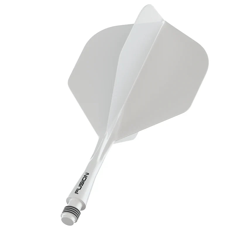 Winmau Fusion #2 Integrated Flight & Shaft - White