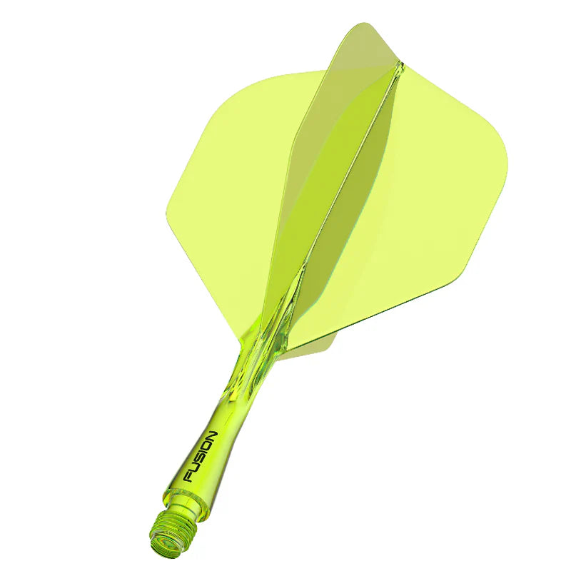 Winmau Fusion #2 Integrated Flight & Shaft - Neon Yellow