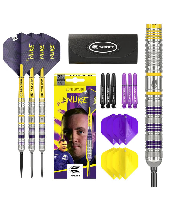 Target Luke Littler 22 Piece Brass Dart Set 22g