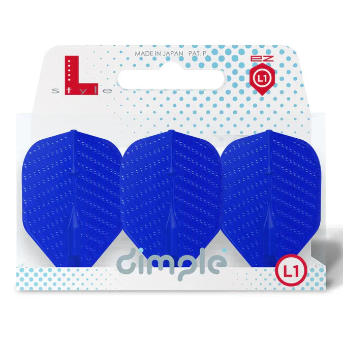 L-Style L1 EZ Dimple Standard No.2 Flights – Various Colours Blue