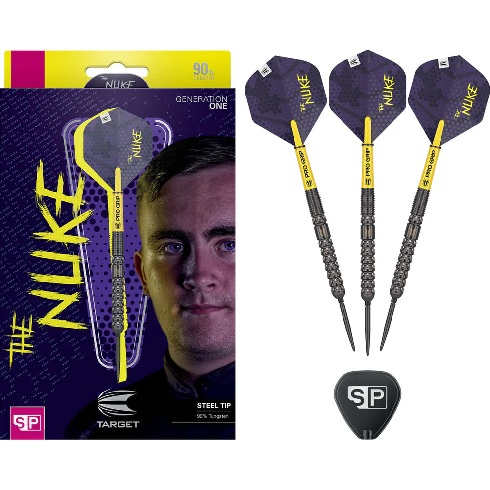Target Luke Littler G1 Pixels Darts (90% Tungsten)