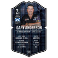 Front of Gary Anderson The Flying Scotsman Ultimate Player Card darts collectible