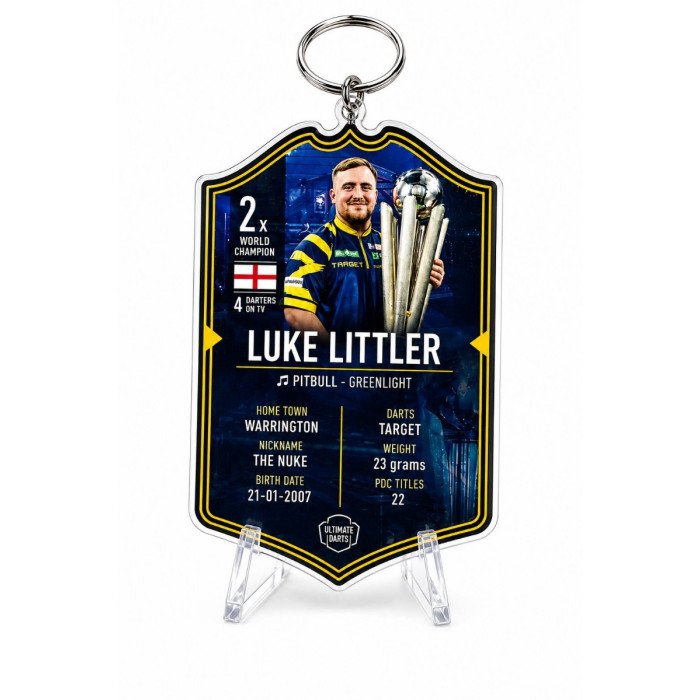 Ultimate Card Key Chain Luke Littler 2026
