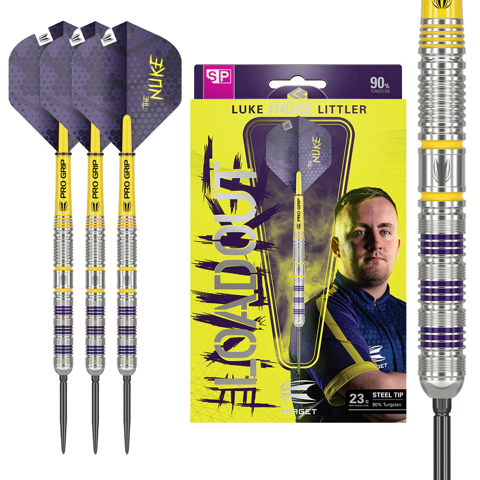 Target Luke Littler Loadout Darts 90% Tungsten 23g
