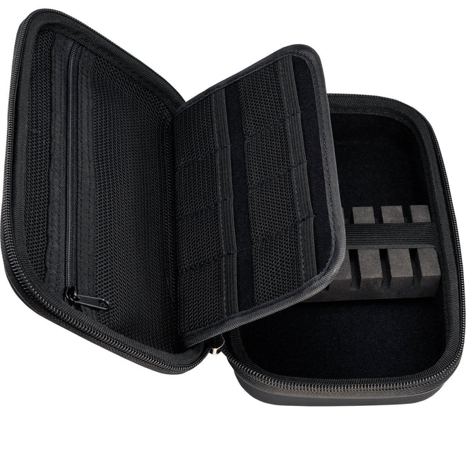 Mission Country Ireland EVA Dart Case showing internal compartments for darts, flights, shafts and accessories