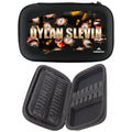 Mission Dylan Slevin EVA Dart Case showing front design and inside storage compartments