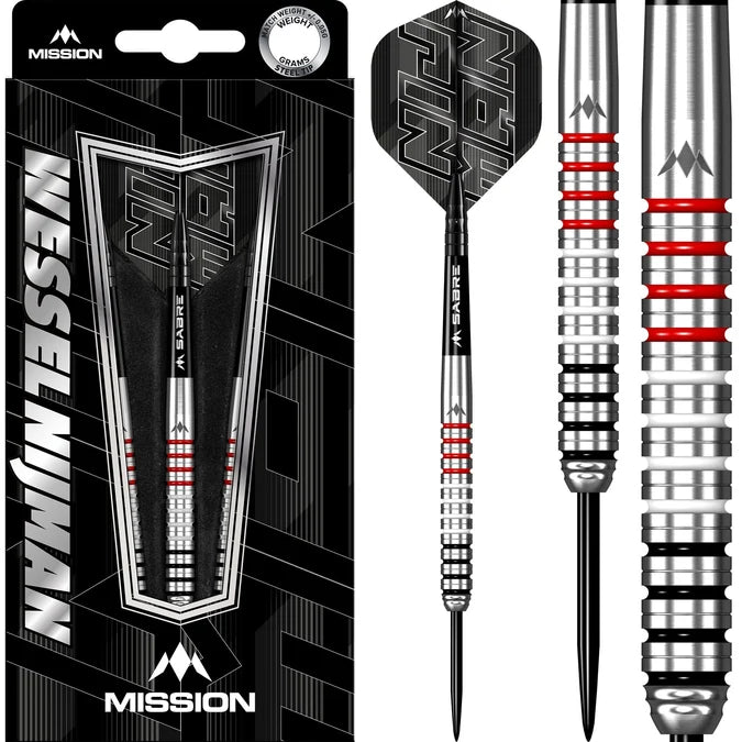Mission Wessel Nijman Steel Tip Darts 95% Tungsten box with three darts