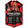 Front of Nathan Aspinall The Asp Ultimate Player Card 2026 Edition darts collectible