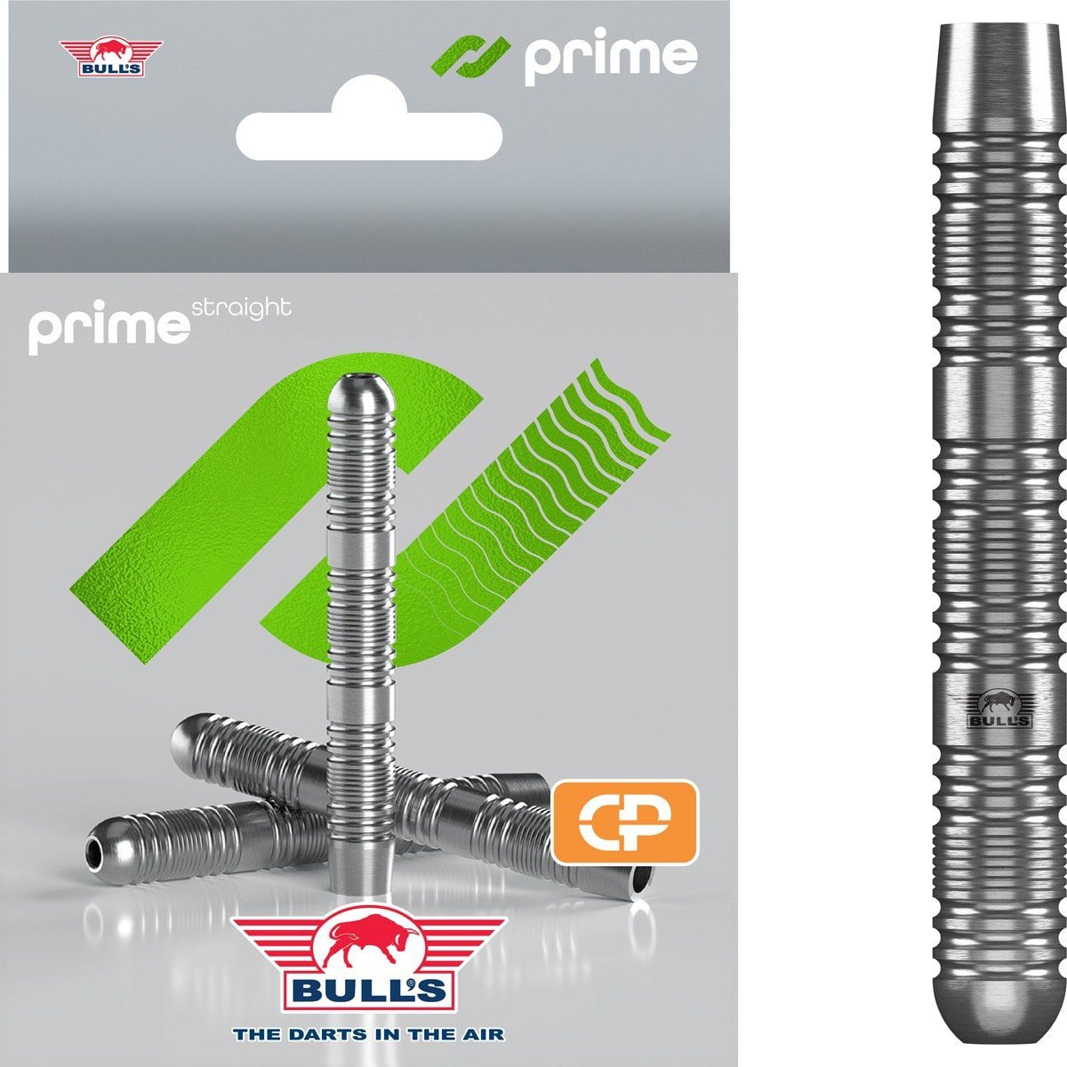 Bull’s Prime 90% Straight Steeltip – Precision Machined Dart Range