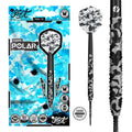 Shot Camo Polar 90% Tungsten Turbo Point darts with retail packaging and camouflage barrel