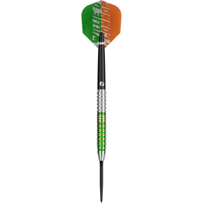 Shot Willie O'Connor Pro Series dart with Irish-themed flight and Turbo Point