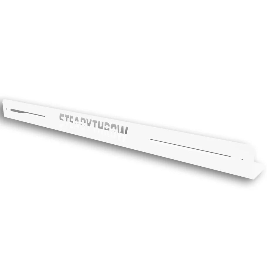 SteadyThrow Lite Mini raised oche in white side view