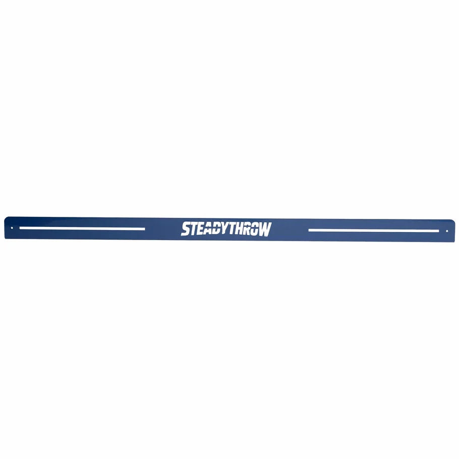 SteadyThrow Lite 880mm raised oche in blue front view