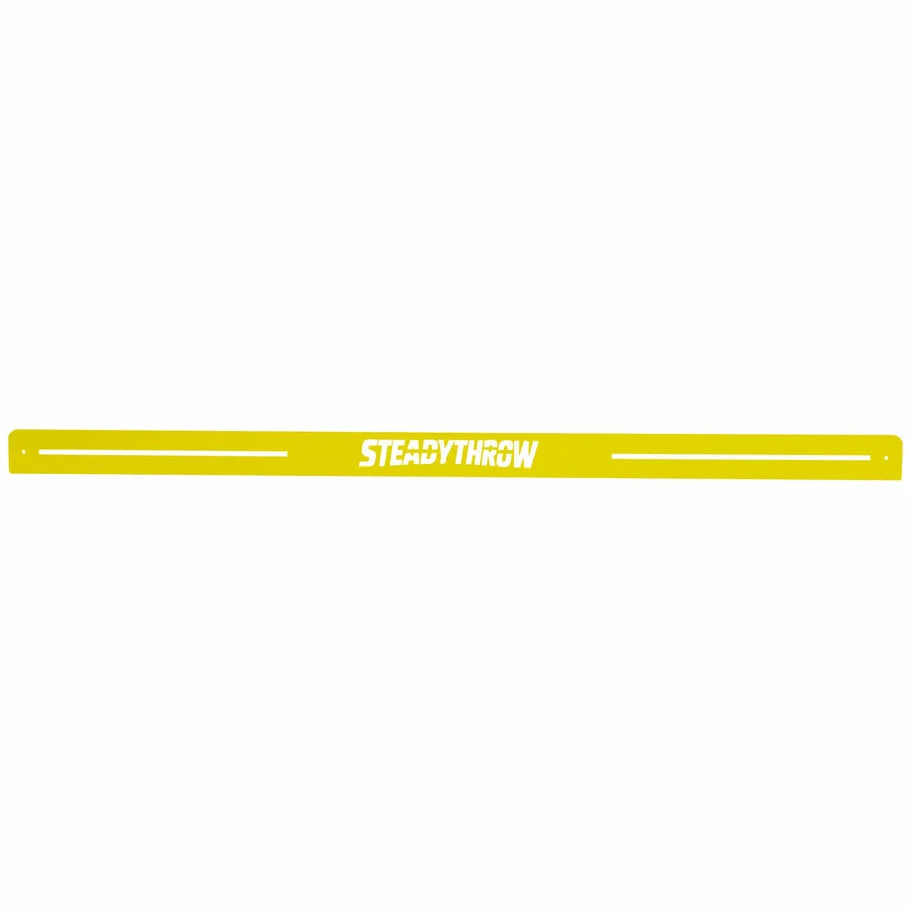 SteadyThrow Lite 880mm raised oche in yellow front view