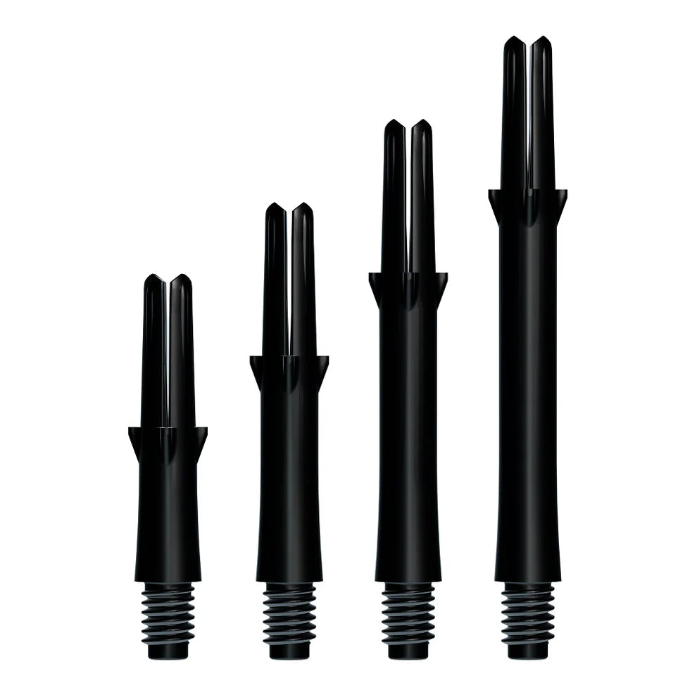 L-Style L-Shaft Straight Plastic Locked Stems – Various Sizes Black