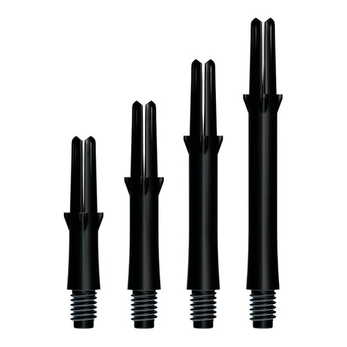 L-Style L-Shaft Straight Plastic Locked Stems – Various Sizes Black