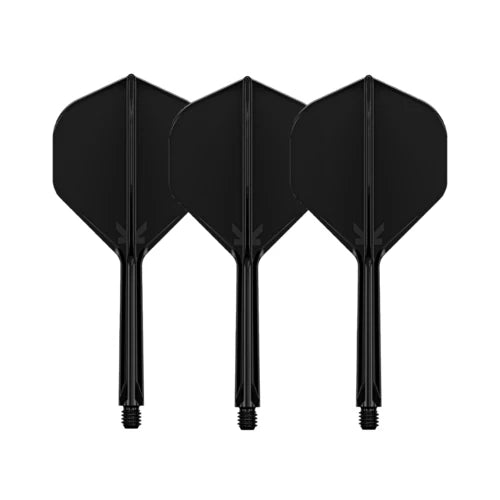 Set of 3 Target K-Flex Black Standard No.2 integrated flights