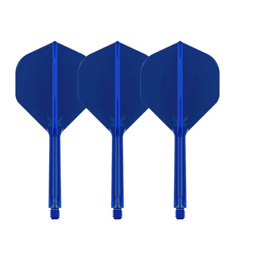 Set of 3 Target K-Flex Blue Standard No.2 integrated flights