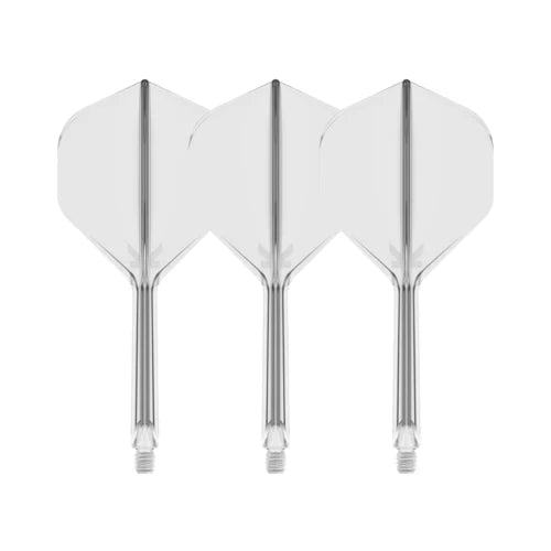 Set of 3 Target K-Flex Clear Standard No.2 integrated flights