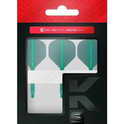 Target K-Flex Green Standard No.2 integrated flight system in retail packaging