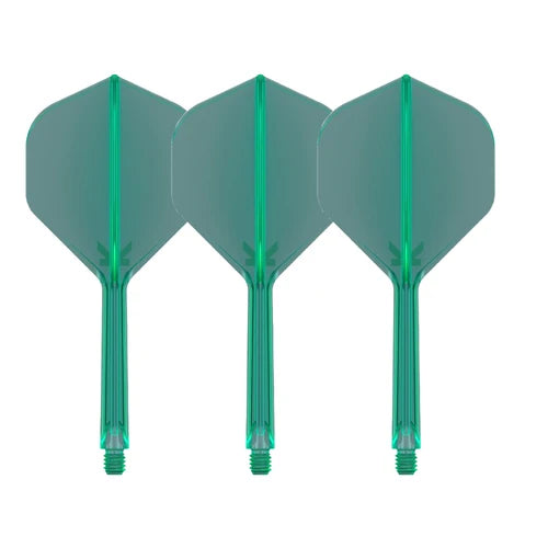 Set of 3 Target K-Flex Green Standard No.2 integrated flights