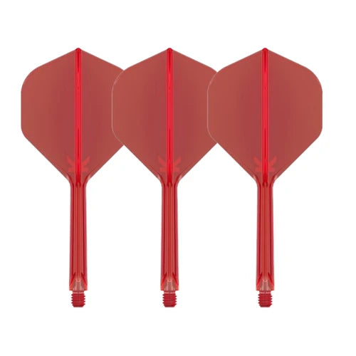Set of 3 Target K-Flex Red Standard No.2 integrated flights