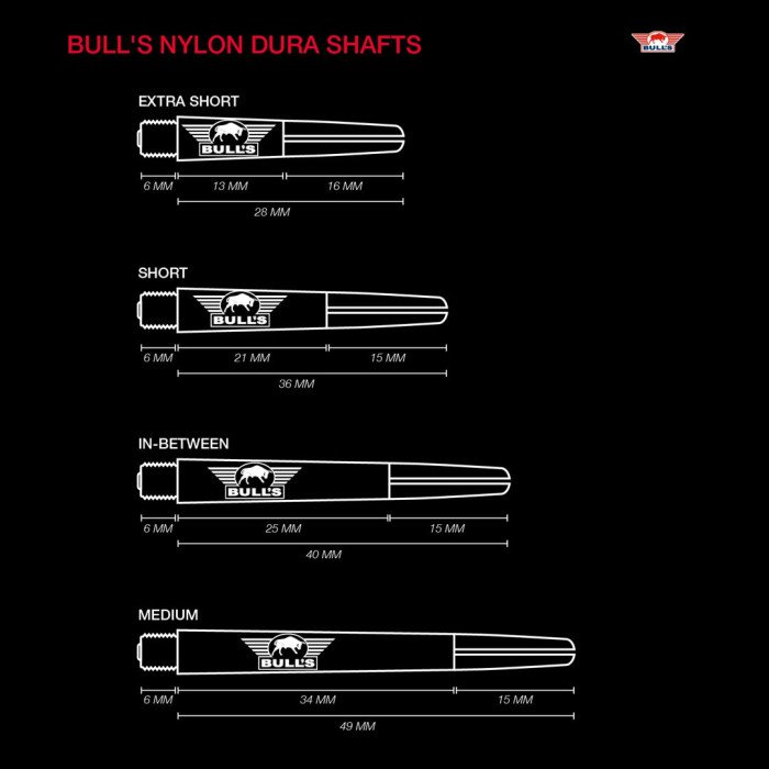 Bull's Dura Shaft Testkit Black