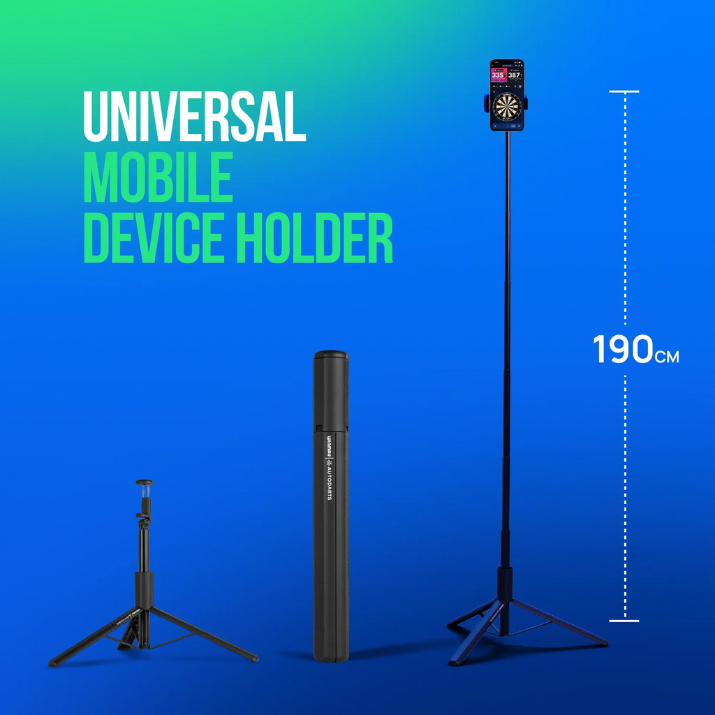 Winmau Auto Darts Tripod extended to 190cm for Autodarts mobile autoscoring